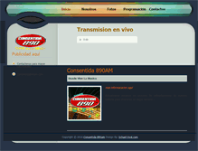 Tablet Screenshot of consentida890am.com
